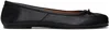 Maison Margiela Sheepskin Leather Ballerina Flats With Luxurious Lining And Comfortable Sole In T8013 Black