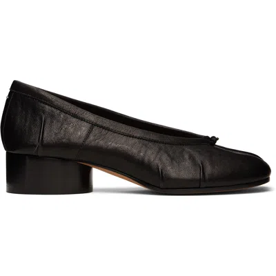 Maison Margiela Black Tabi Ballerina Heels In T8013 Black