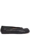 Maison Margiela Sheepskin Leather Ballerina Flats With Luxurious Lining And Comfortable Sole In Black