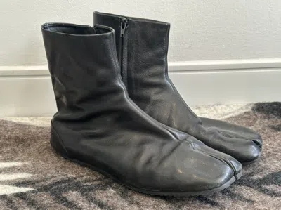 Pre-owned Maison Margiela Black Tabi Boots