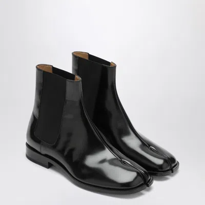 Maison Margiela Tabi Toe Ankle Boots In Black