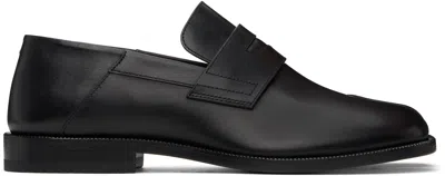 Maison Margiela Black Tabi City Babouche Loafers In H8396 Black