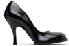 Maison Margiela Black Tabi City Evening Heels In Multi