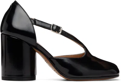 Maison Margiela Tabi 85 Calf Leather Pumps In Black