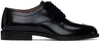 Maison Margiela Brown Tabi Lace-up Oxfords In H8396 Black