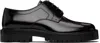 Maison Margiela Women's Leather Tabi Lace-up Shoes In Black