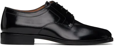 MAISON MARGIELA BLACK TABI LACE-UP DERBYS