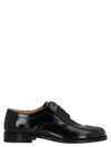 Maison Margiela Brown Tabi Lace-up Oxfords In Black