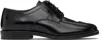 Maison Margiela Black Tabi Leather Derbys