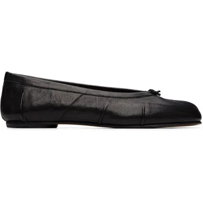 Maison Margiela Black Tabi New Ballerina Flats In Multi