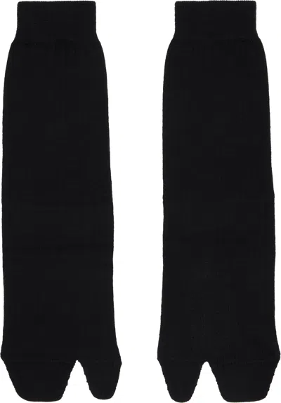 Maison Margiela Black Tabi Socks