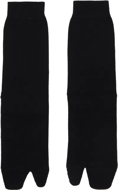 MAISON MARGIELA BLACK TABI SOCKS