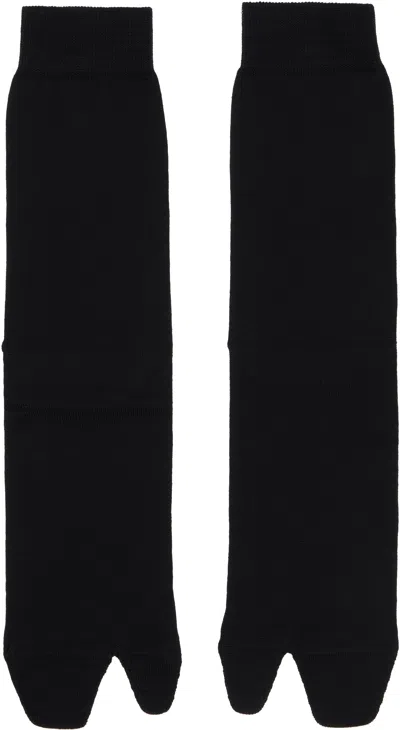 Maison Margiela Black Tabi Socks