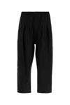 Maison Margiela Tailored Twill Trousers Featuring Pleated Front In Black