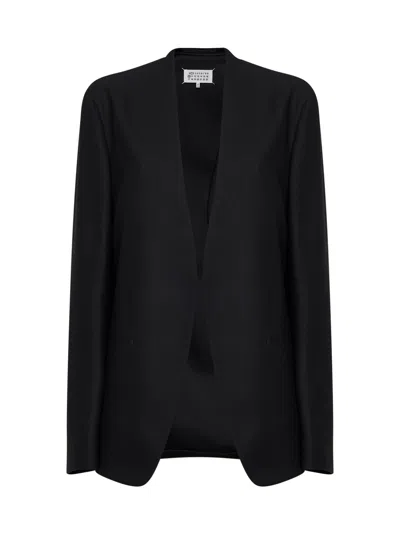 Maison Margiela Black Virgin Wool Minimal Jacket