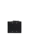 Maison Margiela Black Wallet In Negro