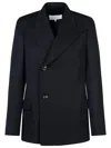 MAISON MARGIELA MAISON MARGIELA BLACK WOOL BLAZER