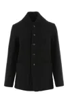 Maison Margiela Soft Wool Jacket Woman Black In Black