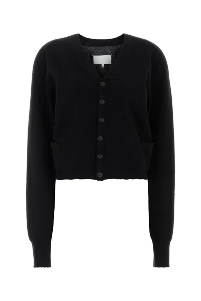 Maison Margiela Black Wool Cardigan