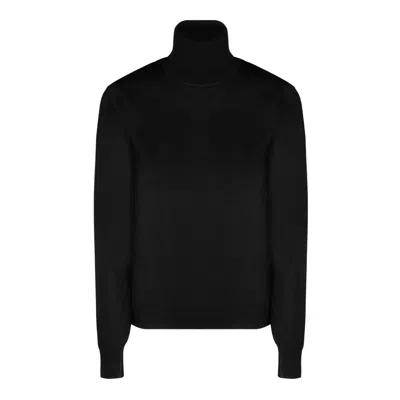 Maison Margiela Black Wool Clothing Sweaters