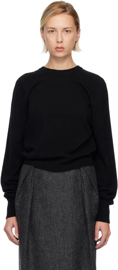 Maison Margiela Black Wool Knit Sweater