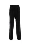 Maison Margiela Wool Trousers With Back Pockets And Belt Loops
