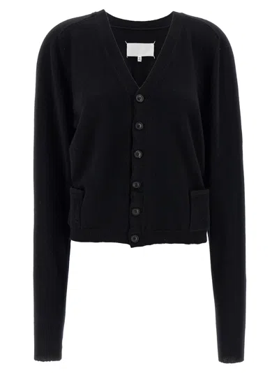 Maison Margiela Black Wool Women's Cardigan