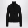 Maison Margiela Black Wool Zip-up Cardigan In Black
