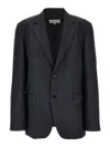 Maison Margiela Single-breasted Blazer With Button Cuffs And Pockets In Black