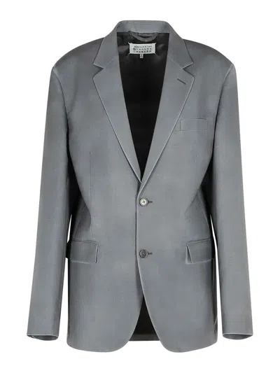 MAISON MARGIELA GREY MOHAIR BLEND BLAZER