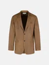 Maison Margiela Blazer In Mohair And Brown Wool In Brown