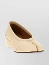 Maison Margiela Block Heel Ballet Flats With Decorative Bow