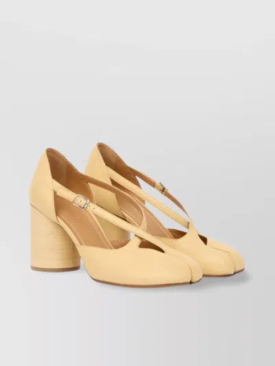Maison Margiela Block Heel Strappy Tabi Toe Pumps
