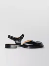 Maison Margiela Block Heel Tabi Toe Sandal In Black