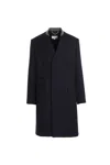 Maison Margiela Men's Wool Coat In Blue
