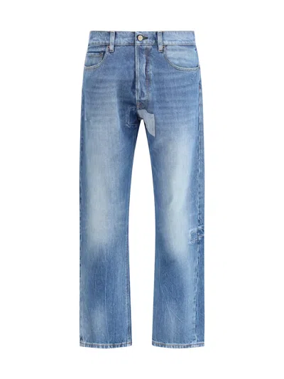 Maison Margiela Blue Cotton Jeans