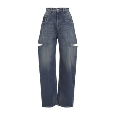 MAISON MARGIELA BLUE CUT-OUT JEANS
