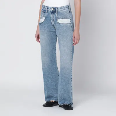 MAISON MARGIELA MAISON MARGIELA | BLUE JEANS WITH CONTRAST POCKETS