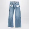 MAISON MARGIELA MAISON MARGIELA BLUE JEANS WITH CONTRASTING POCKETS WOMEN