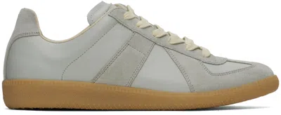 Maison Margiela Blue Replica Sneakers In T8141 Anisette