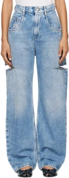 Maison Margiela Straight Jeans Mm In 470 Denim