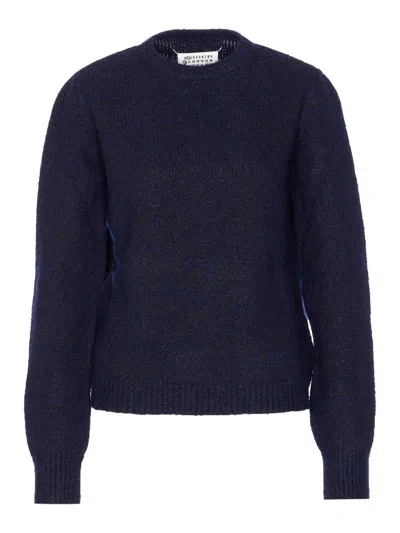 MAISON MARGIELA BLUE SWEATER