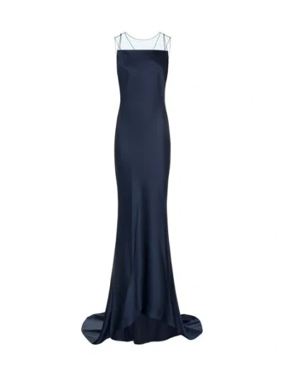 Maison Margiela Blue Viscose Suit For Women | Fw23 Collection