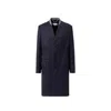 Maison Margiela Men's Wool Coat In Blue