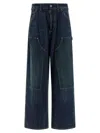 Maison Margiela Blue Workwear Jeans In Blue