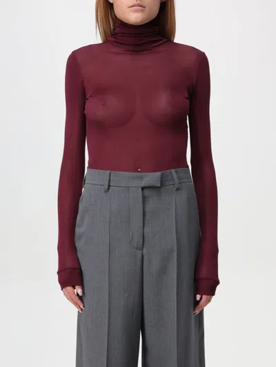 Maison Margiela Body  Woman Color Burgundy In Burgunderrot