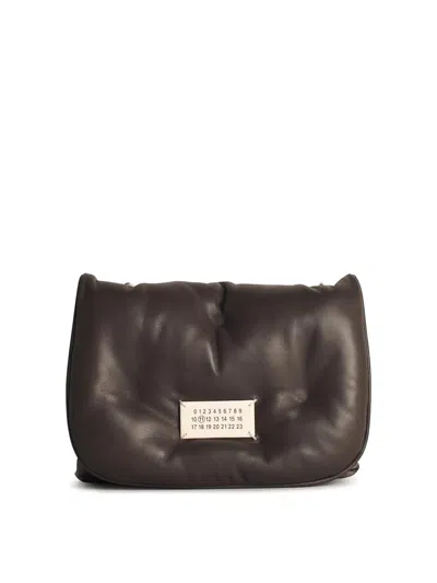 Maison Margiela Glam Slam Grey Leather Crossbody Bag