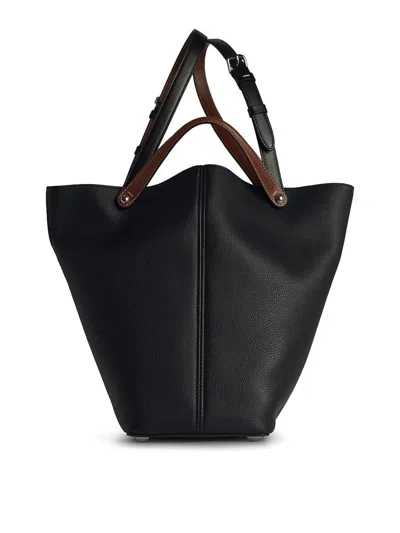 Maison Margiela Dress Age Black Leather Bag