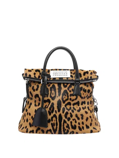 Maison Margiela Animalier 5ac Handbag In Brown