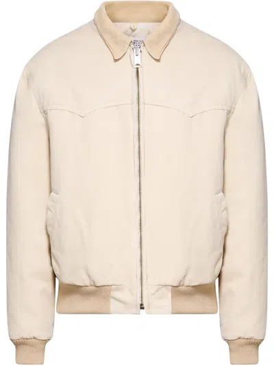 Maison Margiela Bomber Jacket In Neutral